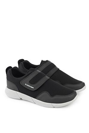 Slazenger ACA Büyük Beden Sneaker Erkek Ayakkabı Siyah / K.Gri