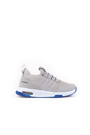 Slazenger EBBA Sneaker Erkek Çocuk Ayakkabı Gri / Mavi