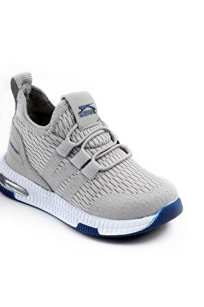 Slazenger EBBA Sneaker Erkek Çocuk Ayakkabı Gri / Mavi