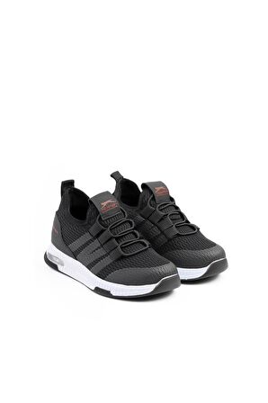 Slazenger Ebba Sneaker Erkek Çocuk Ayakkabı Siyah-Kırmızı