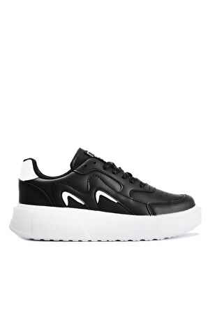 Slazenger ZENIA Sneaker Kadın Ayakkabı Siyah / Beyaz