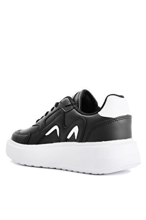 Slazenger ZENIA Sneaker Kadın Ayakkabı Siyah / Beyaz