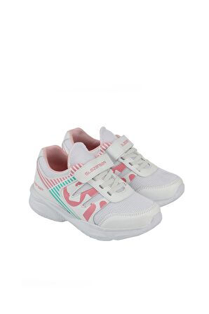 Slazenger KING Sneaker Kız Çocuk Ayakkabı Beyaz / Pembe