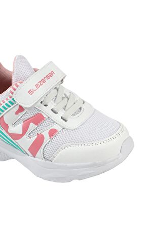 Slazenger KING Sneaker Kız Çocuk Ayakkabı Beyaz / Pembe