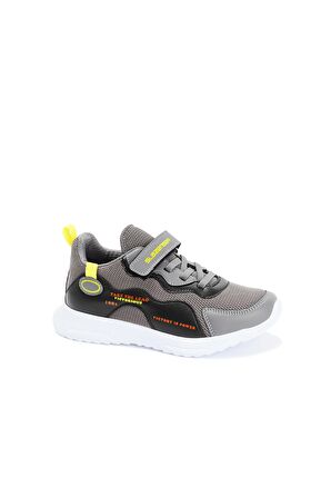 Slazenger KEALA Sneaker Erkek Çocuk Ayakkabı Koyu Gri / Siyah