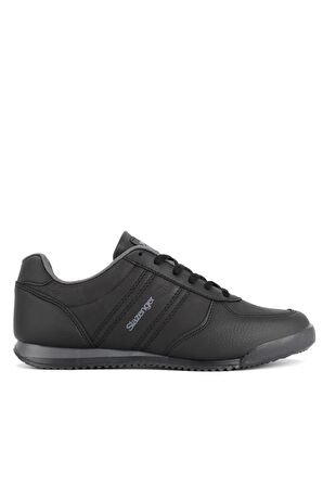 Slazenger OFFICER Sneaker Erkek Ayakkabı Siyah / Gri