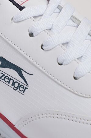 Slazenger MOJO I Sneaker Kadın Ayakkabı Beyaz / Kırmızı