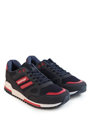 Slazenger MAROON I Erkek  Lacivert / Kırmızı Günlük Spor Ayakkabısı