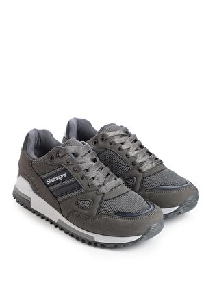 Slazenger MAROON I Erkek  Koyu Gri Günlük Spor Ayakkabısı