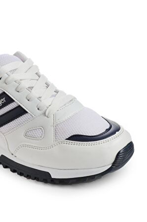 Slazenger MAROON Sneaker Unisex Ayakkabı Beyaz / Lacivert