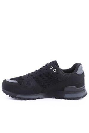 Slazenger MAROON I Büyük Beden Sneaker Erkek Ayakkabı Siyah / Siyah