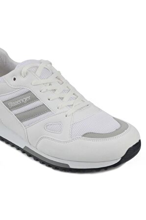 Slazenger MAROON Büyük Beden Sneaker Erkek Ayakkabı Beyaz / Gri