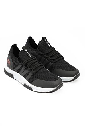 Slazenger TUESDAY Sneaker Unisex Ayakkabı Siyah / Kırmızı