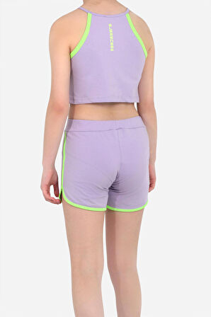 Slazenger DERORIT Çocuk  Lila Alt Üst Takım