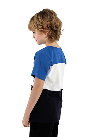 Slazenger PARS Erkek Çocuk Kısa Kol T-Shirt Saks Mavi