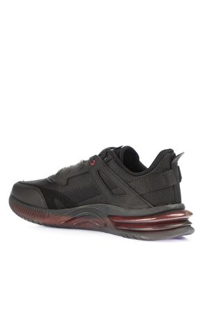 Slazenger ZEND Sneaker Erkek Ayakkabı Siyah / Kırmızı