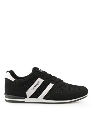 Slazenger OMEGA Sneaker Erkek Ayakkabı Siyah / Beyaz