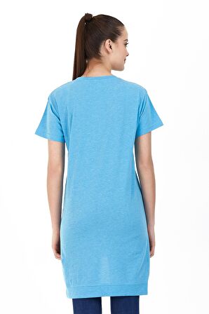 Slazenger MINATO Kadın T-Shirt Mavi