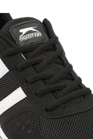 Slazenger OMEGA Büyük Beden Sneaker Erkek Ayakkabı Siyah / Beyaz