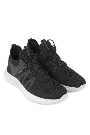 Slazenger GABRIEL Sneaker Erkek Ayakkabı Siyah / K.Gri