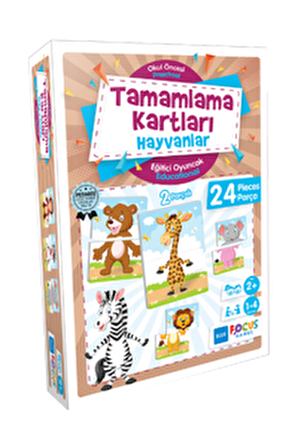 Tamamlama Kartları - Hayvanlar Blue Focus Games