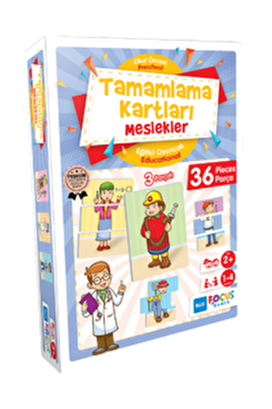 Tamamlama Kartları - Meslekler Tamamlama Kartları Blue Focus Games