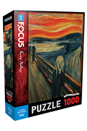 Blue Focus portreler 1000 Parça Yetişkin Puzzle