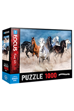 Blue Focus yaşam 1000 Parça Yetişkin Puzzle