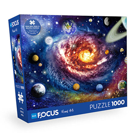 Blue Focus Space 14+ Yaş Küçük Boy Puzzle 1000 Parça