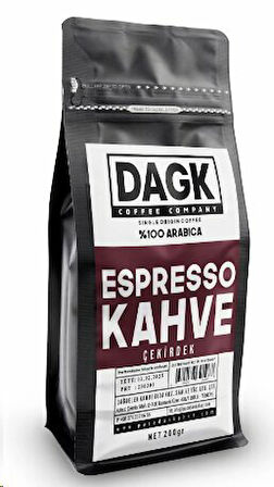 DAGK ESPRESSO ÇEKİRDEK KAHVE 200GR