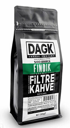 DAGK FINDIKLI FİLTRE KAHVE 200 GR