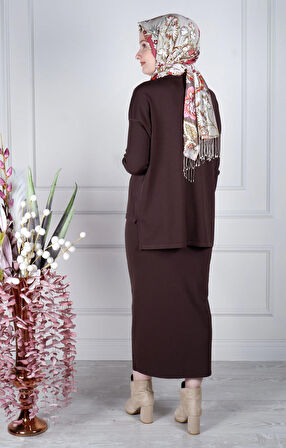 İNVEE Tunik 5879 Kahve