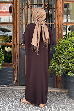 İNVEE Elbise 5747 Kahve