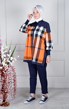 İNVEE Tunik 6652 Lacivert