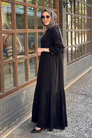 İNVEE Elbise 7033 Siyah