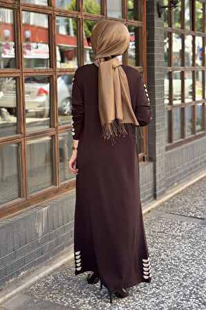 İNVEE Elbise 7066 Kahve