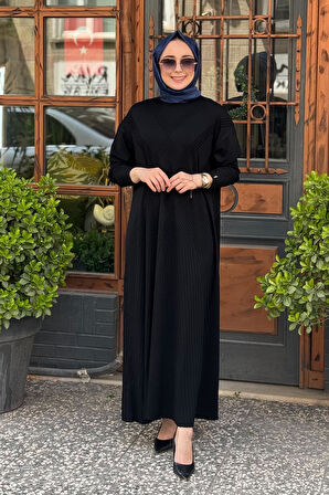İNVEE Elbise 7002A Siyah