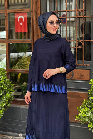 İNVEE Etekli Takım 7034 Lacivert