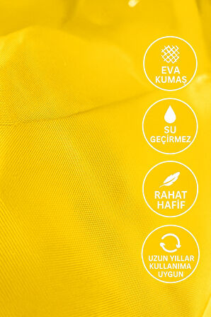 First Master PVC Polyester Balıkçı Kapşonlu Pardösü Yağmurluk XXL 0,32 mm Art No 507050