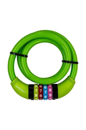 Master Bisiklet Kilidi Extra Sağlam Kilit 12 mm X 150 Cm Karışık Renk Gönderilir