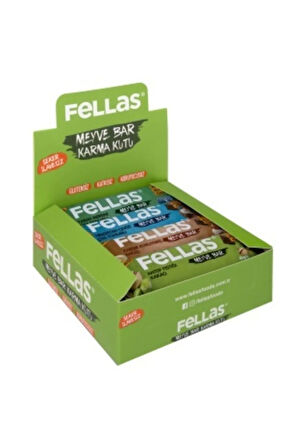 Meyve Bar Karma Kutu 40g x 12 Adet (4 Çeşit)