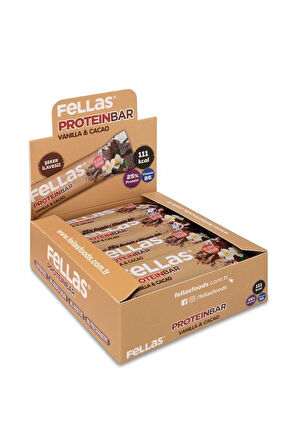 Protein Bar - Vanilyalı ve Kakaolu 32 gr x 12 Adet