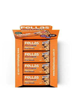 Protein Bar - Yer Fıstıklı ve Kakaolu 32g x 12 Adet