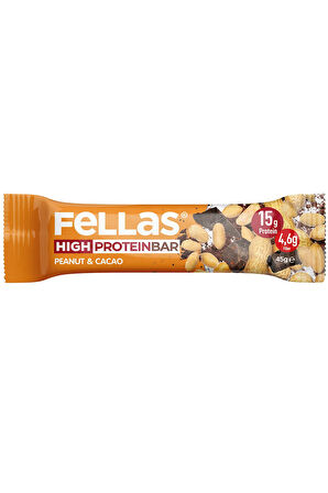 Yüksek Protein Bar 45 G Süper Ikili Kutu 24 Adet - Hind. Cevizli X 12 Adet + Yer Fıstıklı X 12 Adet