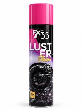 FX35 Luster Shine Simli Lastik Parlatıcı Sprey 600 ML 