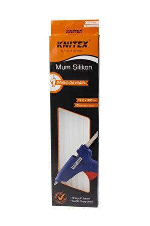 Knitex 5 Adet Mum Silikon Çubuk Kalın 11.2 X300 Mm KTX-2156