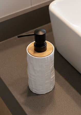 Pablito Sıvı Sabunluk - Plastik Sabunluk - 260 ML Beyaz