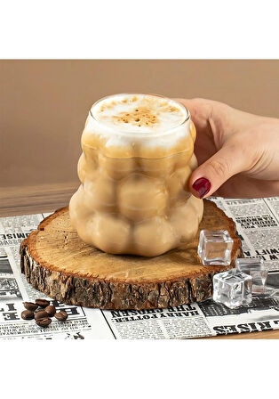 Porsima 378 2 Parça Borosilikat Boncuk Şekilli Bardak Seti 350 Ml