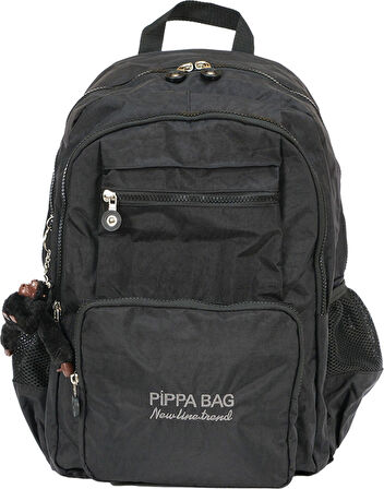 Pippa İlus Dört Gözlü Okul ve Günlük Sırt Çantası (Siyah - Erkek - CNT8035-04)