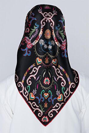 Armine Nostalji Sura İpek Eşarp 18Ya8039 09